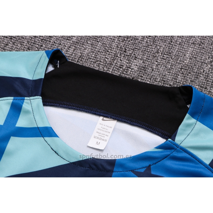 Chandal del Inter Milan Manga Corta 2022-2023 Azul - Pantalon Corto